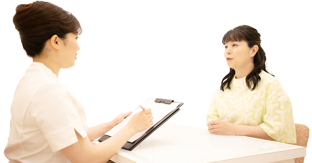 写真:ダイエットプロフェッショナルとお客様